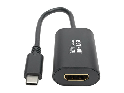 EATON TRIPPLITE USB-C to HDMI Adapter M/F - 4K 60Hz HDCP 2.2 Black