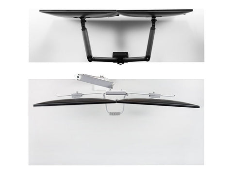 NEOMOUNTS DS75-450WH2 Support décran à fixer 17-32p - ressort à gaz - Topfix - arrêt 180