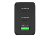 PORT DESIGNS 65W Gan Charger USB-C & USB-A Gallium Nitride Gan Technology More Efficient Smaller Lighter And Less Energy Consuming