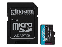 KINGSTON 1To microSDXC Canvas Go Plus Gen4 200Mo/s A2 U3 V30 Card + Adapter