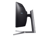 SAMSUNG C49HG90DMU 49in 32:9 Curved 1800R 3840x1080 VA QLED HDR 1ms MPRT 144Hz HDMIx2 DP Dual hinge height adj stand VESA