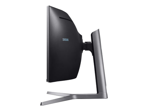SAMSUNG C49HG90DMU 49in 32:9 Curved 1800R 3840x1080 VA QLED HDR 1ms MPRT 144Hz HDMIx2 DP Dual hinge height adj stand VESA