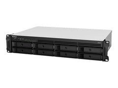 SYNOLOGY RS1221RP+ 8-Bay NAS-Rackmount AMD Ryzen V1500B quad-core 2.2GHz 4Go DDR4 up to 32Go RJ-45 4x1GbE 2xUSB 3.2 1xeSATA
