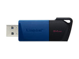 KINGSTON 64Go USB3.2 Gen 1 DataTraveler Exodia M Black + Blue 2 Pieces