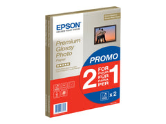 EPSON PREMIUM brillant photo  papier inkjet 255g/m2 A4 2x15 feuilles pack de 1 BOGOF