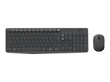 LOGITECH MK235 Wireless Keyboard&Mouse GREY Clavier QWERTY (US)