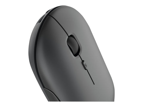 TRUST Souris sans fil PUCK Ultra-plate rechargeable - Noire