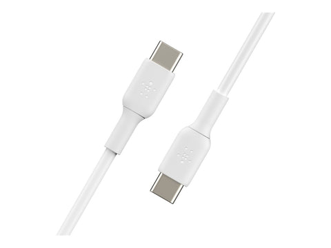 BELKIN USB-C to USB-C PVC White 1m Twin Pack