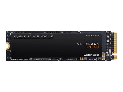 WD Black SSD SN750 Gaming 2To PCIe Gen3 8Go/s M.2 High-Performance NVMe SSD Bulk