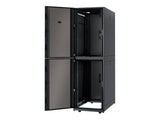 APC NetShelter SX Colocation 2 x 20U 600mm Wide x 1070mm Deep Enclosure with Sides Black