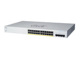 CISCO Business Switching CBS220 Smart 24-port Gigabit PoE 195W 4x10G SFP+ uplink