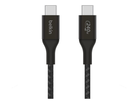 BELKIN Boost Charge 240w USB-C to USB-C Cable 1M Black