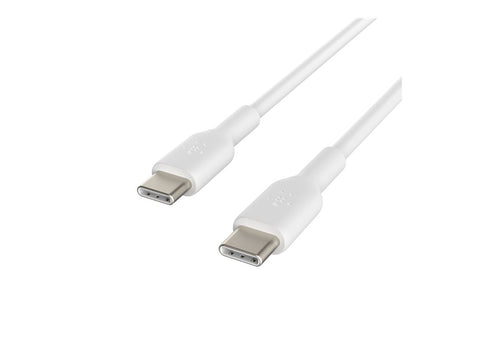 BELKIN USB-C to USB-C PVC White 1m Twin Pack