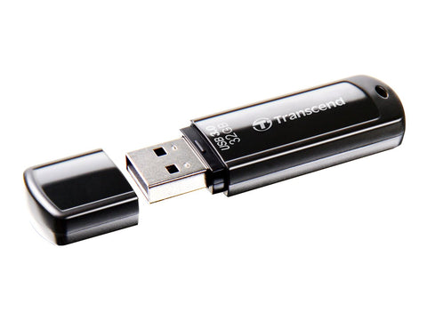 TRANSCEND 32Go Clé USB USB3.1 Gen1 - Classique - Noir