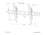 NEOMOUNTS WL35S-850BL18 Support pour écran mural 43-86p - inclinable - verrouillable - installation rapide