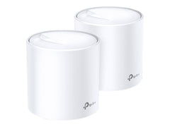 TP-LINK Deco X60 AX3000 Wi-Fi 6 Whole-Home Mesh System 2-pack Quad-core CPU 2x GE RJ45 4xint.antennas MU-MIMO
