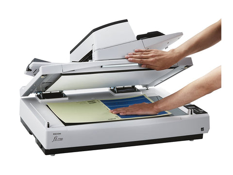 RICOH fi-7700 Scanner A3 100ppm 200ipm A3 ADF and Flatbed duplex document scanner. Incl PaperStream IP, PaperStream Capture