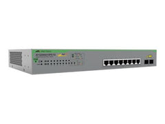 ALLIED Gigabit webSmart switch 8x 10/100/1000-T PoE+ 2x SFP Ports and single fixed PSU EU Power Code
