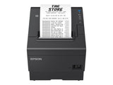 EPSON TM-T88VII 112 High-speed receipt printer USB Ethernet Serial PS Black