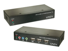 LINDY Kit extender KVM Cat.5 Classic DVI USB audio 50m