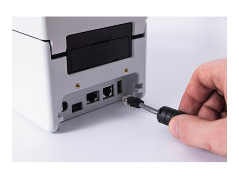 BROTHER 2p label printer USB connection 203dpi Ethernet Battery possible LCD display Bluetooth Wi-Fi