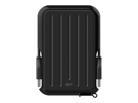 SILICON POWER External HDD Armor A66 2.5p 2To USB 3.2 IPX4 Black