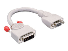 LINDY DVI-I-Adapter DVI-A male to VGA female Short Cable around 20cm