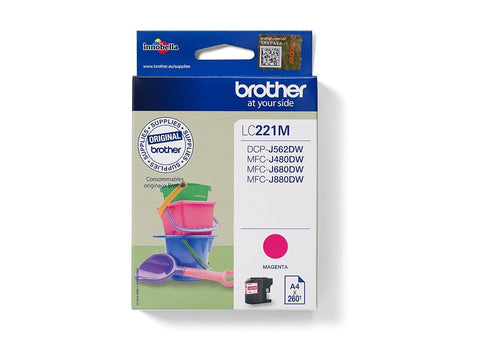 BROTHER LC221M ink magenta 300 pages
