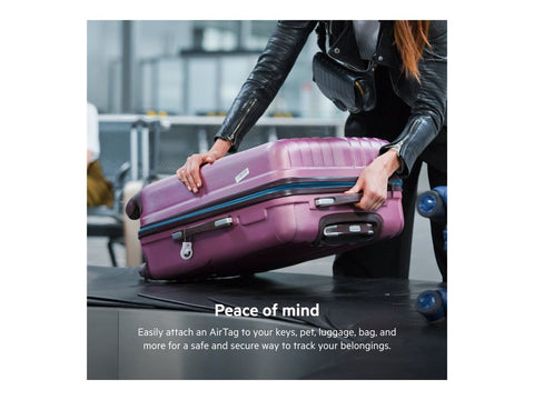 BELKIN Secure Holder with Wire Cable for AirTag White