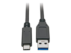 EATON TRIPPLITE USB-C to USB-A Cable M/M USB 3.1 Gen 2 10Gbps USB-IF Certified Thunderbolt 3 Compatible 3ft. 0.91m