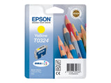 EPSON T0324 cartouche d encre jaune capacité standard 16ml 420 pages 1-pack blister sans alarme
