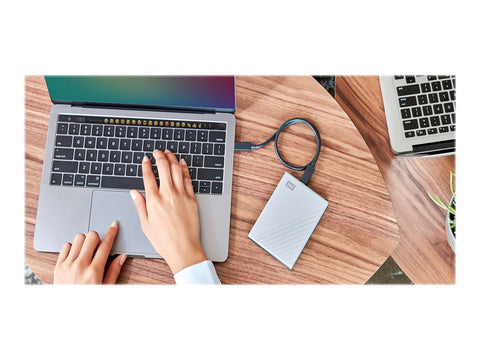 WD My Passport Ultra Mac 5To Silver USB-C/USB3.0 HDD 2.5p Metal finish RTL portable extern