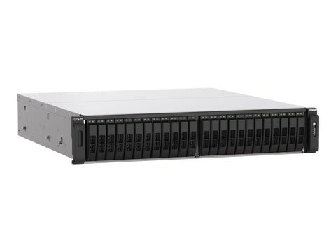 QNAP TS-h2490FU-7302P-128G 24-Bay all-flash NAS AMD EPYC 7302P NVMe Gen3x4 128Go RAM 2x2.5GbE LAN 4x25GbE SFP28