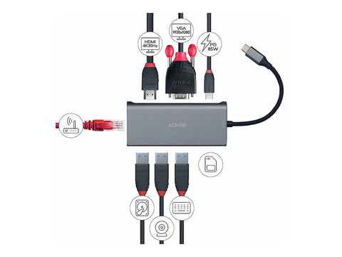 LINDY USB 3.1 Type C Multi-Port Converter