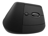 LOGITECH Lift Vertical Ergonomic Mouse Vertical mouse ergonomic optical 6 buttons wireless Bluetooth 2.4 GHz Bolt USB