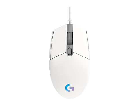 LOGITECH Gaming Mouse G203 LIGHTSYNC Mouse optical 6 buttons wired USB white