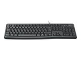 LOGITECH K120 Corded Keyboard black USB (FRA)