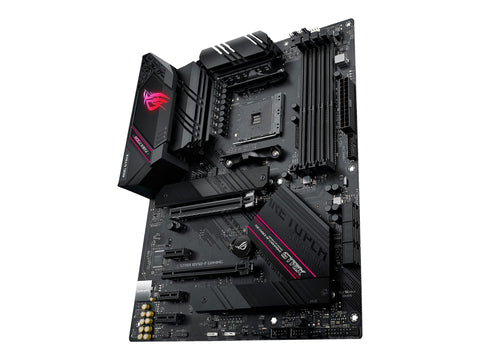 ASUS ROG STRIX B550-F GAMING ATX MB PCIe 4.0-ready dual M.2 USB3.2 Gen 2 Type-C plus HDMI2.1 and DisplayPort1.2 output support