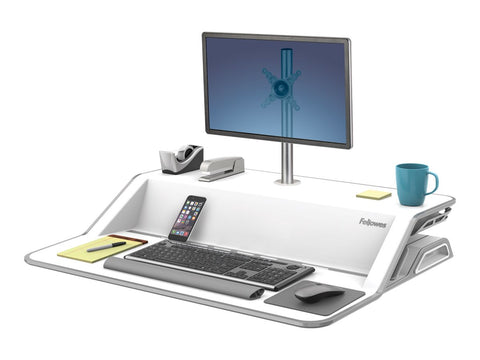FELLOWES plate-forme assis-debout lotus - blanc