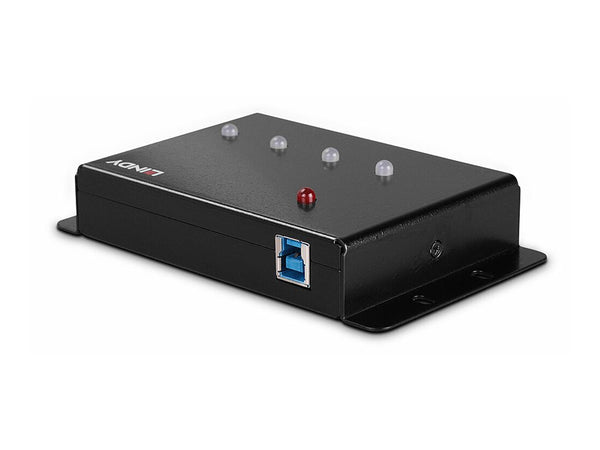 LINDY 4 Port USB 3.0 Metal Hub
