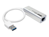 EATON TRIPPLITE USB 3.0 SuperSpeed to Gigabit Ethernet NIC Network Adapter 10/100/1000 Plug and Play Aluminum