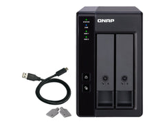 QNAP TR-002 2 Bay USB Type-C Direct Attached Storage with Hardware RAID