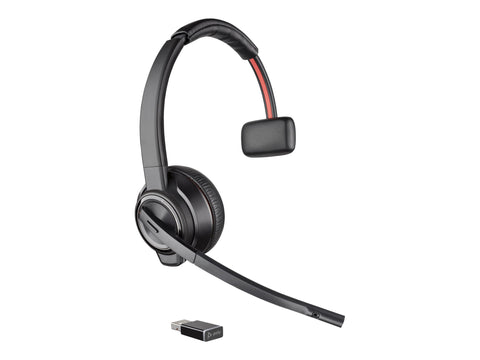 HP Poly Savi 8210-M Office DECT 1880-1900 MHz Single Ear Headset-EURO