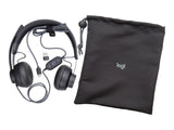 LOGITECH Zone Wired MSFT Teams Headset on-ear wired USB-C graphite Certified for Microsoft Teams