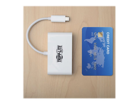 EATON TRIPPLITE 4-Port USB-C Hub USB C to 2x USB-A 2x USB-C USB 3.0 White