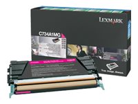 LEXMARK C734,  X734 cartouche de toner magenta capacité standard 6.000 pages pack de 1 retour programme