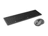 PORT DESIGNS Pack Keyboard Compact + Mouse Expert Rechargeable Combo BT+RF (FR)