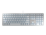 CHERRY KC6000 SLIM FOR MAC - Corded Keyboard - USB - SILVER (US)