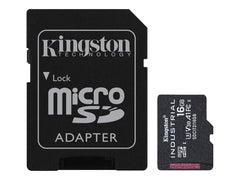 KINGSTON 16Go microSDHC Industrial C10 A1 pSLC Card + SD Adapter