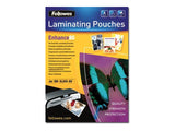 FELLOWES PUNCHED POUCH 228X303 80MIC 100PK